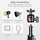 SMALLRIG 78.7 / 200cm Light Stand, Tragbare Fotografie-Stativ, Ideal für Reflektoren Softboxen Studio-Leuchten Regenschirme Ringlicht, Max Last 4kg, Gefaltet Größe 56cm, RA-S200-4379