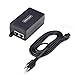 StarTech.com 1-Port Gigabit PoE+ Injector, 10M/100M/1G Ethernet, PoE/PoE+ (802.3af/802.3at), 30W Power Budget, Wall Mountable