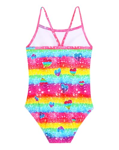 Image of Girls Swimsuit One Piece Bathing Suit Kids' Swimwear Quick Dry Summer Beach
