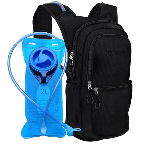 Image of Sojourner Hydration Pack, Hydration Backpack - Water Backpack with 2l Hydration Bladder, Festival Essential - Rave Hydration Pack Hydropack Hydro for Hiking, Running, Biking, Festival Gear
