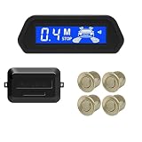 Parking Alerta Aparcamiento Coche Con Monitor Marcha Atrás Parktronic Automático 4 Sensores Sistemas Detección Radar Pantalla Retroiluminada Control Distancia