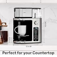 Braun MultiServe Plus 10-Cup Drip Coffee Maker, Auto Start, Cold Brew — image 3