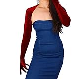 Gebrauchsfertige Kollektion: Das perfekte Zubehör für Partys, Veranstaltungen und um Ihr Cosplay-Kostüm-Outfit zu vervollständigen. Lange durchsichtige Handschuhe sind weiterhin beliebtes Zubehör für Kostüme, Abschlussball, Debutant, Festzug, Kleider, Bühnenaufführung, Halloween-Kostüm.