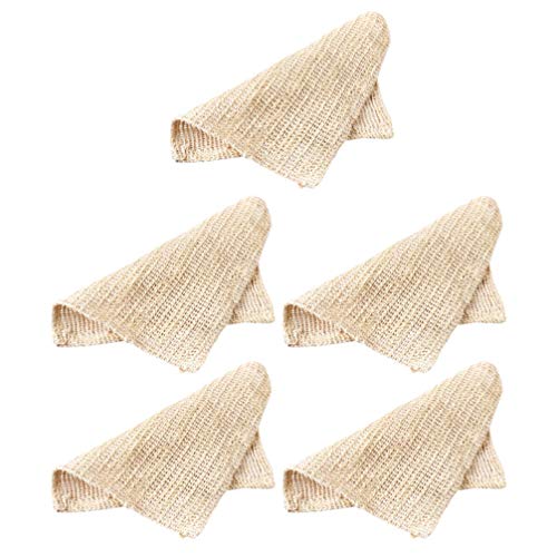 Esfoliante facial Cabilock 5 peças para limpeza corporal, pano toalha pano pano toalha beleza pele c