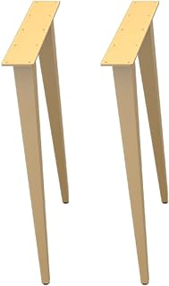 2 Pcs Furniture Legs, Rustic Decory Table Legs,Heavy Duty Metal Desk Legs,Dining Table Legs,Industrial Modern, DIY Cast Iron Bench Legs (Color : A, Size : 45 * 100cm)