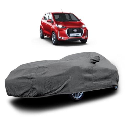 Image of Heavy-Duty Car Cover for Compatible with Datsun redi-GO (2016 to 2025 All Models) Deluxe Car Protection Cover - Waterproof & UV-Resistant All-Season Exterior Protection