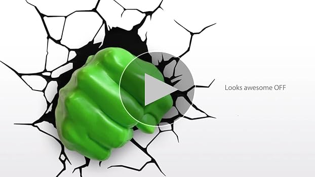3D Light FX Marvel Hulk Right Fist 3D-Deco LED Wall Light