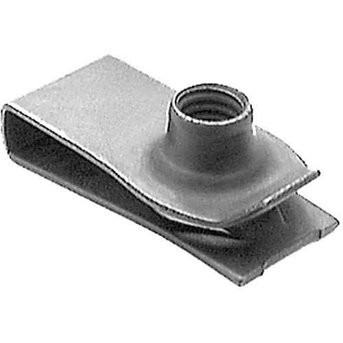 BoltmanShop M6-1.0 Screw Size, 19.5mm Hole Center To Edge, Extruded U Nut Phosphate (25pkg)