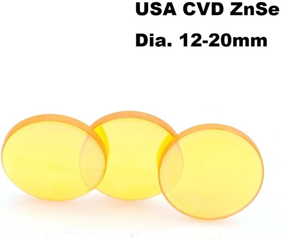 Prisms & Kaleidoscopes Lens 12 15 18 19.05 20 FL 38.1 50.8mm for CO2 Engraving Cutting Machine Science Classroom Optics Kits (Color : 50.8mm, Size : 19.05mm)