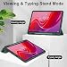 idudao Premium Hybrid Case for Lenovo Tab M11, Hard Shell Cover with Pen Holder Clear Back for 11 inch 2024 TB330FU Tablet PC, Dark Green