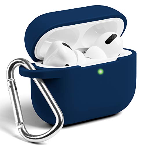 Coque Airpods Pro silicone bleu IceSword résout le problème des pertes et bris de boîtier