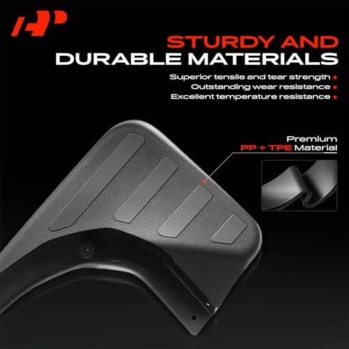 Image of A-Premium Splash Guard Mud Flaps Replacement for Mercedes-Benz X204 GLK250 GLK280 GLK300 GLK350, Front and Rear (Driver and Passenger Side) 4-PC Set