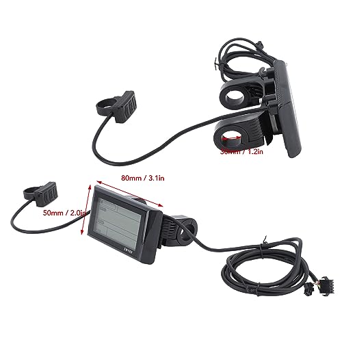 Kit de Controlador de Motor de Bicicleta Elétrica Display Suporte Combinado Display Bateria de Lítio