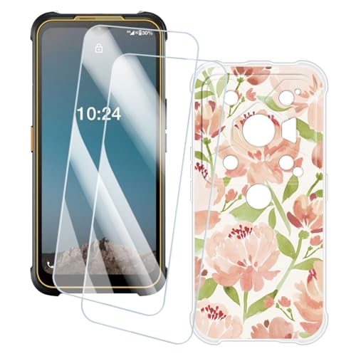 OAGELIM 2�Z�b�g �X�N���[���v���e�N�^�[ + �P�[�X AGM Glory G1S Pro (6.53 �C���`) �Ƃ̌݊������� �A�[�e�B�X�e�B�b�N�J�X�^���v�����g�J�o�[�Ƌ����K���X�t�B���� �X�N���b�`�h�~ (��)