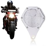 Motorrad-Steuerscheibenhalter für CNC-Aluminium-Kennzeichen, sechseckig, Straßensteuer für Fahrradführerschein, Halterung für Metalldisplay, schnelle Montage, Schwarz / Silber (Silber)