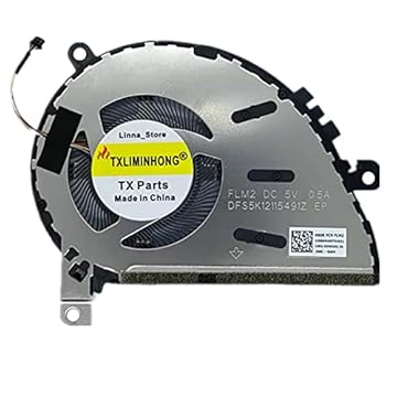 TXLIMINHONG Ventoinha de resfriamento de CPU para ASUS ZenBook 14 2020 UX434(U4600) UX463F U4700J U4700E Ux434Fl-Db77 UX434FL-A6013T Series FLM2 DFS5K12115491Z 13NB0MW0T0MW0T01113 1 1 3N1-95M0102DC5V 0,5A