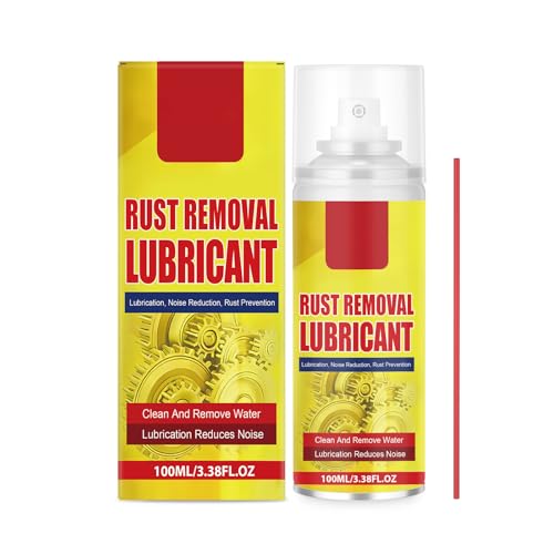 Rust Remover Spray, Heavy Duty Rust Converter for Metal, Multi-Surface Rust Stain Cleaner for Vehicles, Car Parts, Tools, Chains