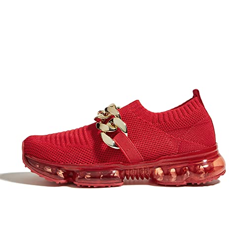 Image of LUCKY STEP Women Air Cushion Fashion Sneakers | Breathable Casual Comfortable Lightweight Walking Shoes