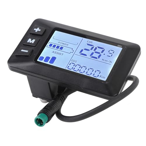 Wyświetlacz LCD do rowerów elektrycznych na kierownicę 2,2 cm, Panel sterowania prędkościomierza rowerowego z 5-pinowym złączem, Akcesoria do modyfikacji do jazdy na rowerze