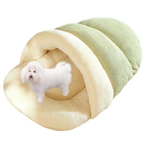 Lifetips ボロニーズ(Bolognese) ペットベッド 犬猫兼用 冬用 寝袋型 ふわふわ クッション 保温 防寒 洗える 小型犬 中型犬 室内 おしゃれ 北欧風 ソファ ハウス 快眠グッズ 抱っこ感覚 多頭飼い対応 寝具 抗菌 防臭 速乾 低アレ