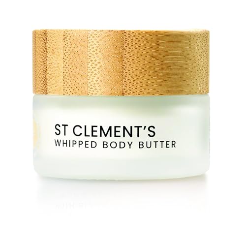 St Clement's Whipped Body Butter | 100% Natural | Intensely Moisturising & Long-Lasting Hydration | Enriched With Shea Butter & Coconut Oil | Edinburgh Natural Skincare | Travel Friendly