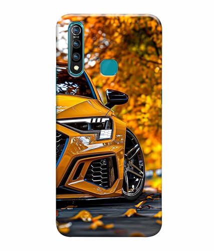Image of Racing Car Rider Printed Hard Back Case Cover & Compatible for Vivo Z1 Pro (Multicolor) - D1815