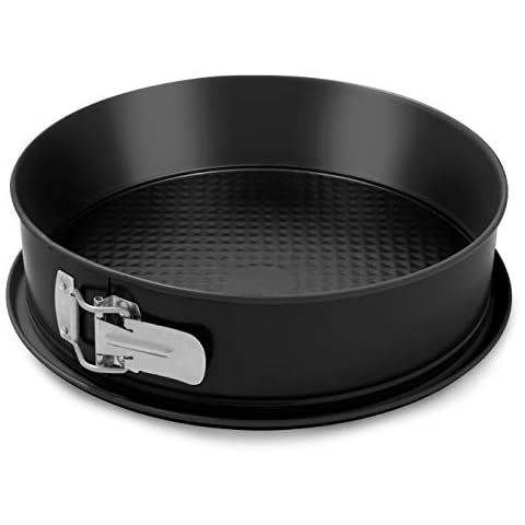 FORMEGOLOSE™, Springform mit Flachboden, mit Auslaufschutz - Stahl mit doppelter Antihaftbeschichtung, 28cm, Schwarz Cover