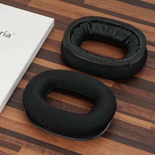 Almohadillas de repuesto para auriculares Geekria Comfort Mesh Fabric para Marshall Monitor II ANC, color negro miniatura 4