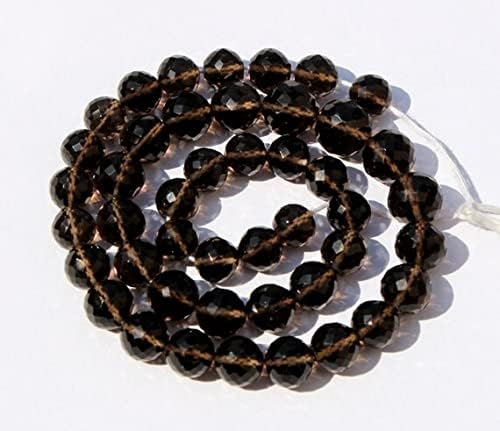 Perles de quartz fumé naturel 7-10 mm pour créer vos bijoux bohèmes chic