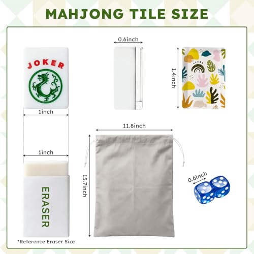 Juego de Mesa American Mahjong Set de 166 Fichas Acrílicas miniatura 2