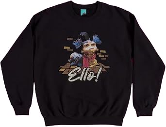TruffleShuffle Black Brick Maze Worm Sweater