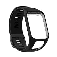 RUSTOO Cinturino In Silicone Per Orologio Sportivo - Compatibile Con TomTom Runner 2/3 E Spark - Morbido E Impermeabile