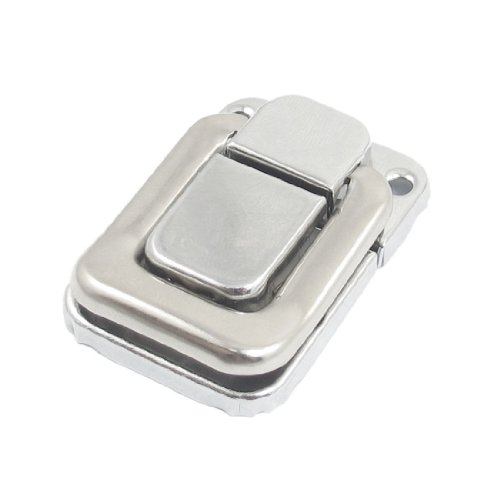 Image of Aexit Home Office Padlocks & Hasps Cabinet Hardware Spring Loaded Iron Toggle Hasps Latch Catch
