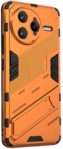 KOOLRIVER�EFor POCO F7 Ultra �P�[�X �ϏՌ� �J�o�[ TPU+�v���X�`�b�N �n�[�h�P�[�X �X�^���h�@�\ 2�d�\�� �X�g���b�v�z�[���t�� ���� �V���I�~ �v��/�E���g��(�I�����W)