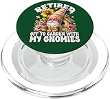 Photo Gallery retired gardening gnome for women funny retirement saying popsockets popgrip per magsafe Photo Gallery retired gardening gnome for women funny retirement saying popsockets popgrip per magsafe