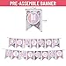 Nelton Rose Gold Birthday Decorations for Women Includes Queen Sash, Tiara Crown, Backdrop, Glitter Banner, Cake Topper, 20 Balloons, 2 Number Balloons, 6 Foil Balloons, Crown Balloons, 2 Candle
