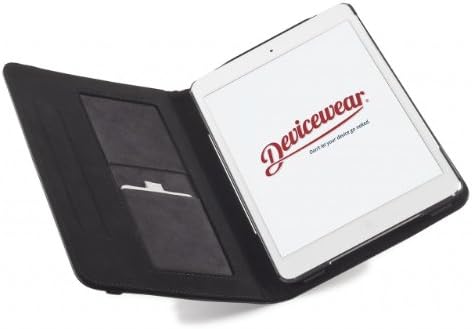 Devicewear Detour Rotating Original iPad Mini Case with Vegan Leather, On/Off Switch, Black (DET-IPM-BLK)