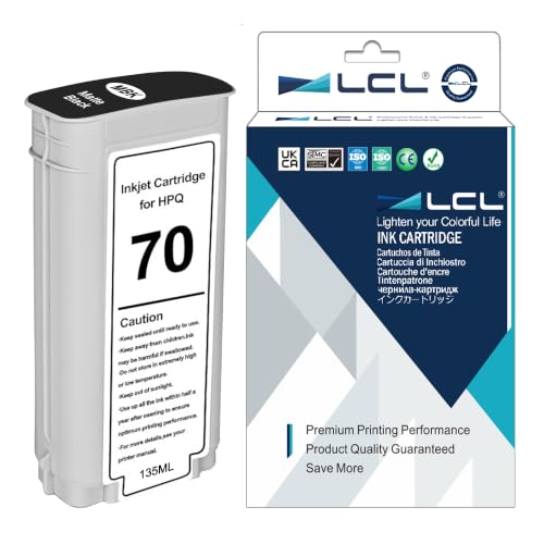 Image of LCL 70 C9448A 135ML High Yield (1PK Matte Black) Compatible Ink Cartridge