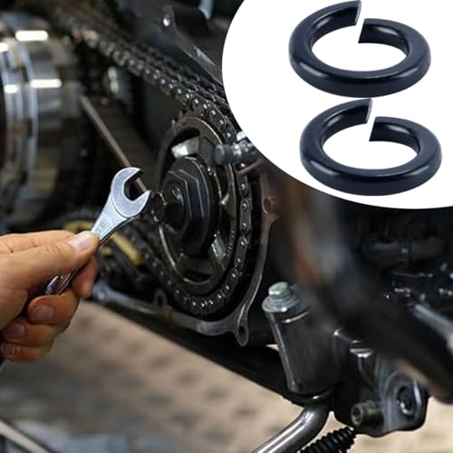 Orivin M18 Federscheibe, Einzelspirale mit quadratischem Querschnitt, Spiralschloss aus Kohlenstoffstahl, Dichtungen für Schrauben, 10er-Pack