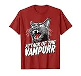 Halloween Cat Vintage Horror Movie Vampire Kitten