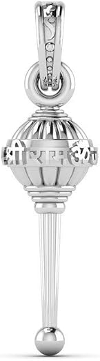 Akshat Sapphire Sterling Silver (92.5% Purity) Hanuman Ji/Bajrang Bali Locket For Men & Women Pure 925 Silver Bajrang Bali...