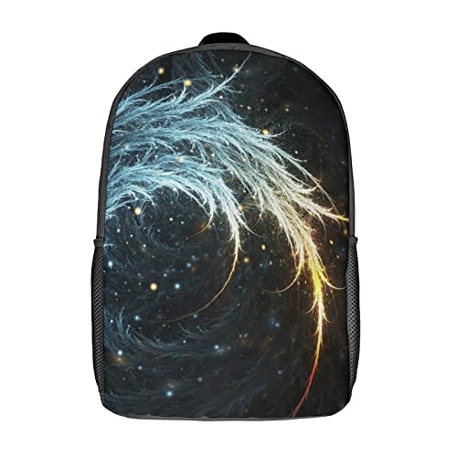 Mochilas escolares informales de 17 pulgadas con impresiones 3D de moda para jóvenes