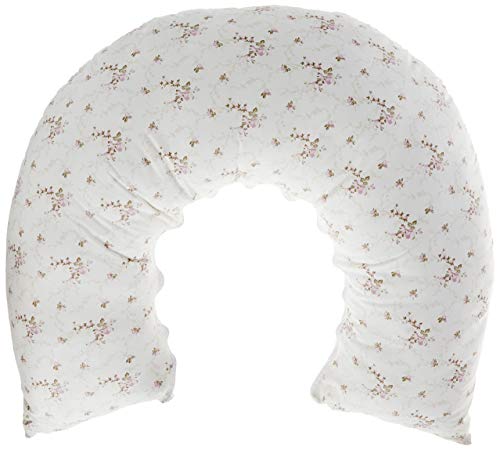 Almofada Amamentação Nervura Floral, Laura Baby, Rosa
