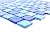 Abolos Landscape 12" x 12" Pool Rated Horizon Blue Glass Mosaic Backsplash Wall Tile (12 SqFt/Case)