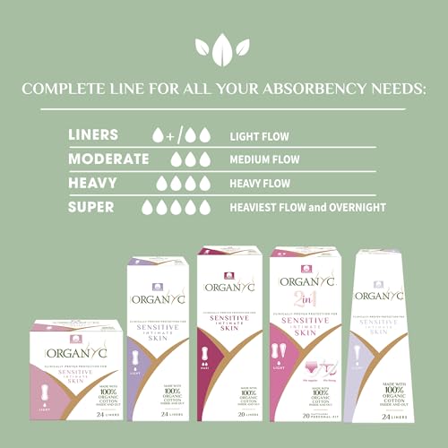 Organyc Salvaslip Largo de Algodón Certificado 100% Biológico - 1 paquete x 24 unidades - imagen 5