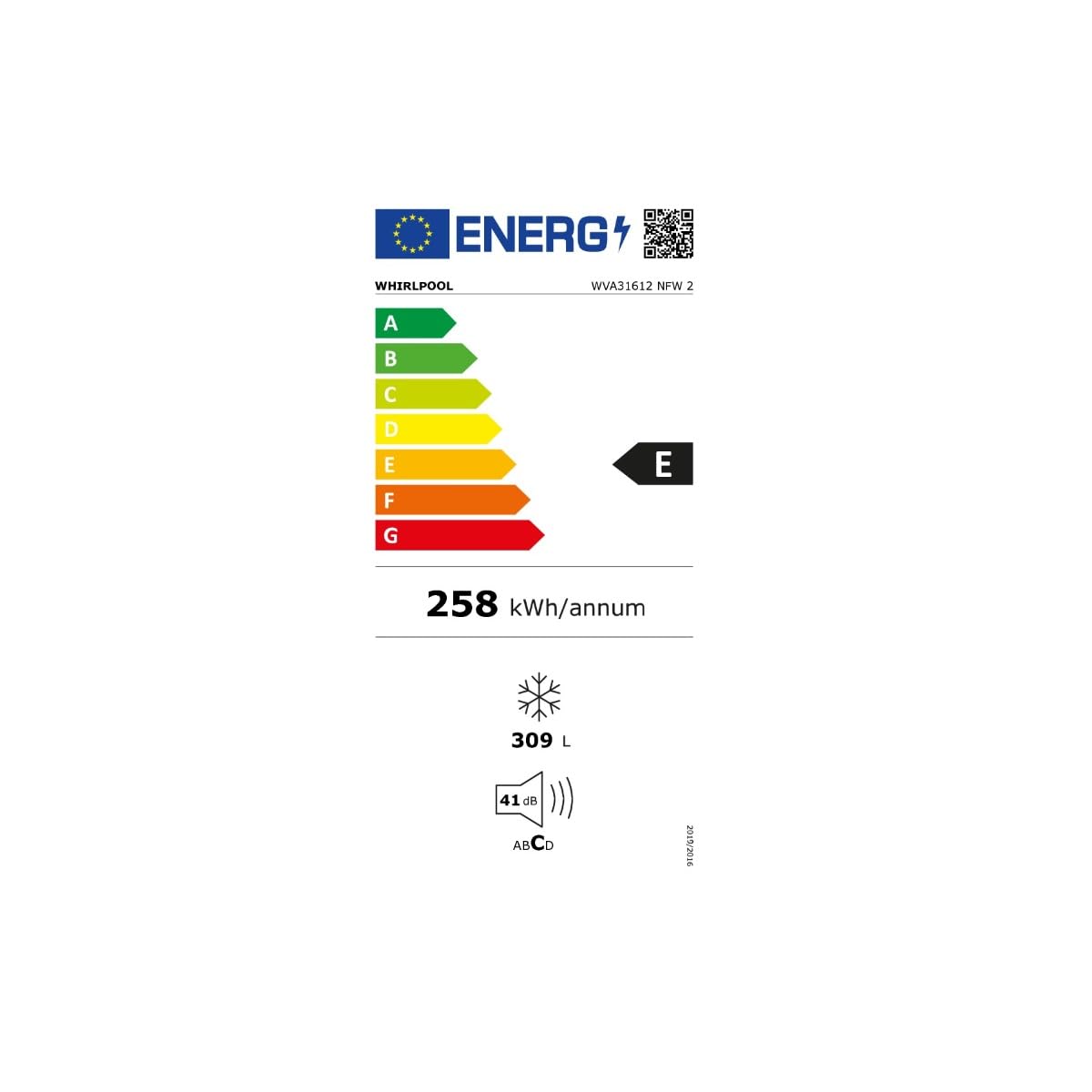 Congelatore Verticale Con Cassetti No Frost, 303 Litri, A++