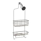 Zenna Home 7704ST Over-The-Showerhead Caddy, Stainless Steel