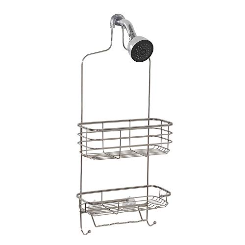 Zenna Home Over the Shower Caddy, Stainless Steel