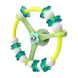 Whoasyst Spinner d'entraînement interactif pour oiseaux conçu avec des effets sonores résistants à la mastication et activés par le mouvement, durable, jouet à mâcher pour perroquets, soucoupe volante