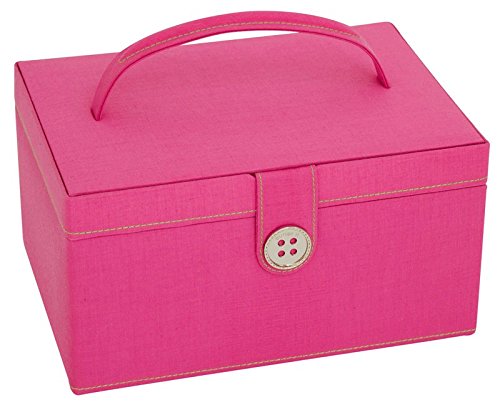 Button It 82224 rosa verde forro de costura para caja de almacenaje ½ 24 x 17 cm x 12 cm